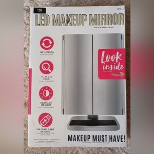 LED Makeup Mirror with Adjustable Lights